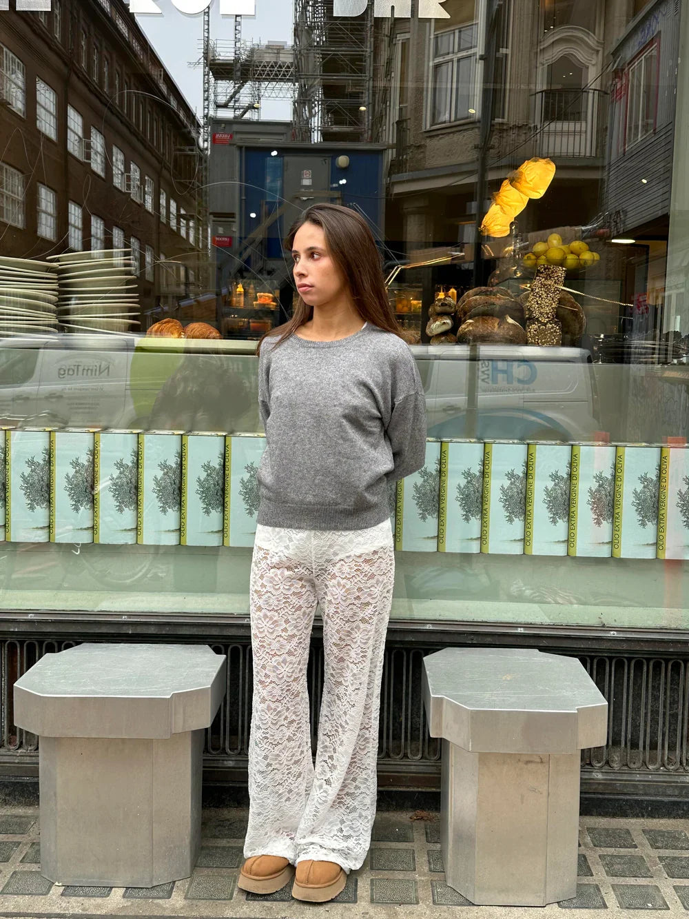 Iris - Pantalon En Dentelle Eléa